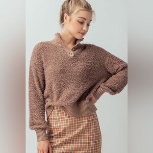 LOVE TREE CLOTHING CO. Cozy Super Soft Pullover Oversized Sweater Size Lg NWOT
